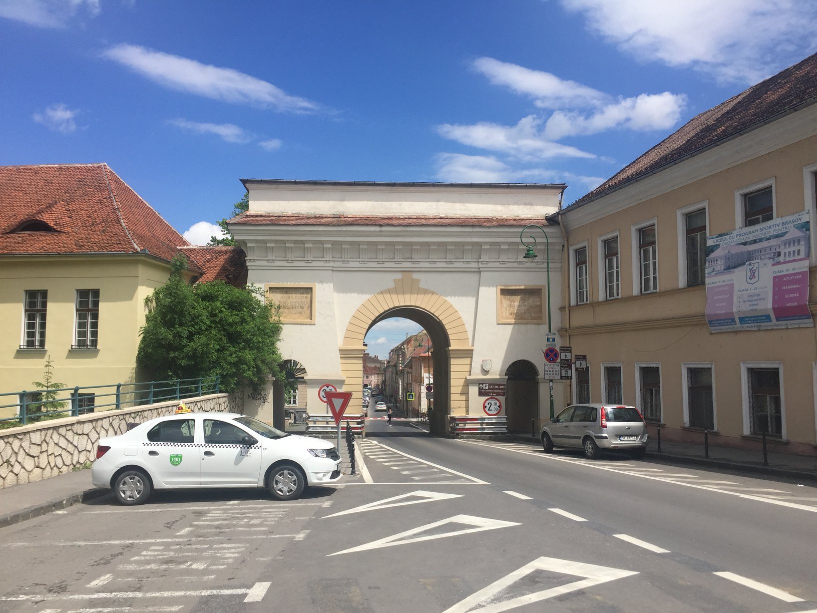 The inner side of the city gate