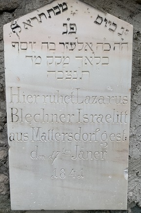Jewish Heritage in Klagenfurt- The cemetery