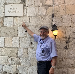 Jewish Heritage in Dubrovnik- Sign: 'Ulica Zudoiska"