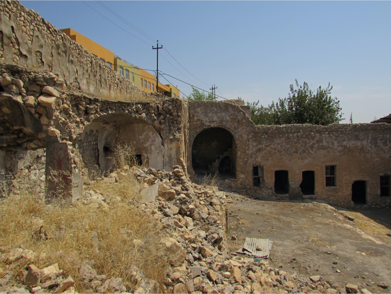 The Dahockhya Yard before restoration 