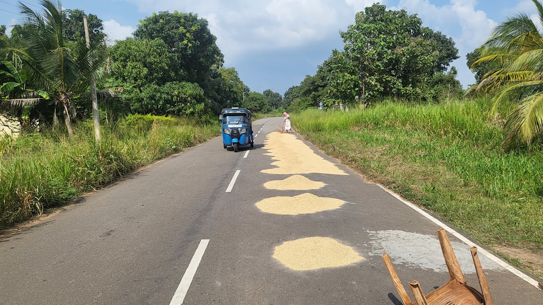 Drying weat on roads