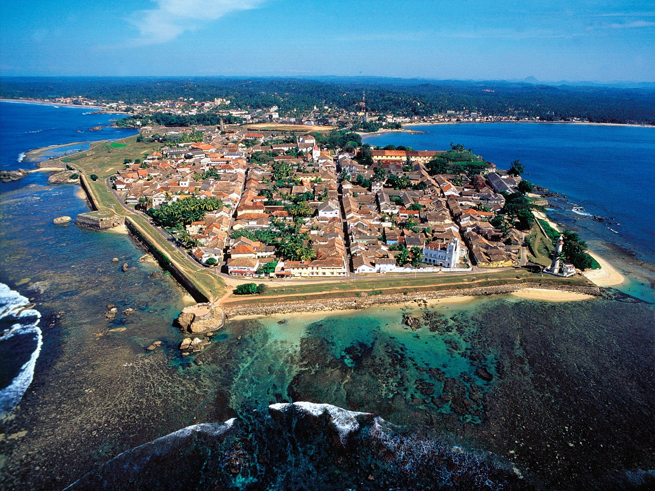 The Fortress Walls of Colonial Galle