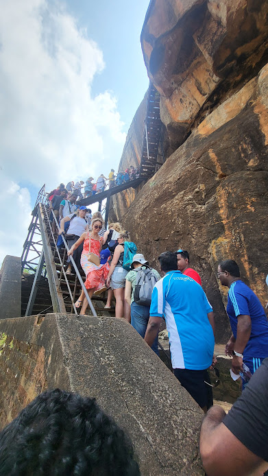 Climbing the 1400 Steps of Sigiriya