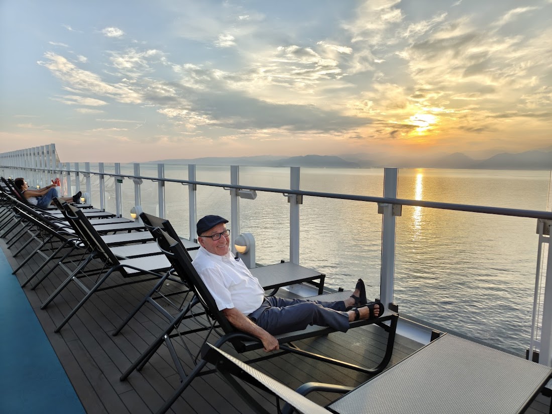 onboard the cruise