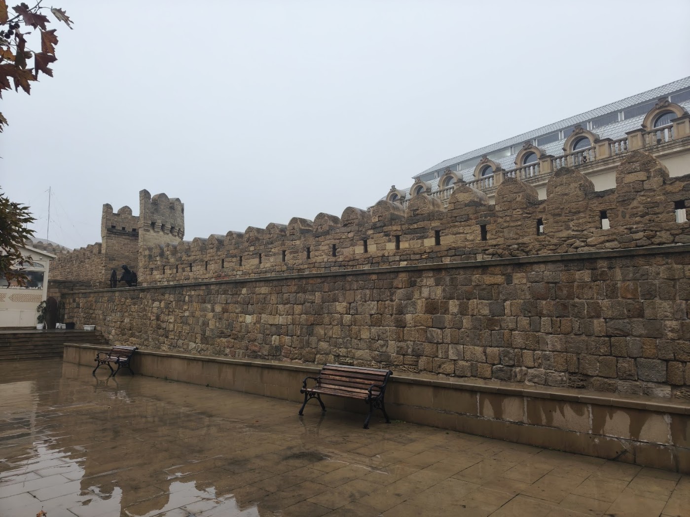 Baku Azerbaijan, Old city wall