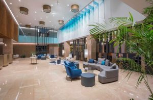 Lobby of Leonardo Beach Hotel