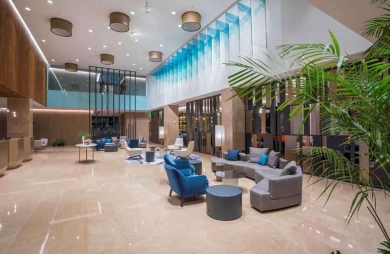 Lobby of Leonardo Beach Hotel