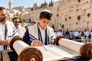 בר-מצווה-חגיגית-בכותל-המערבי